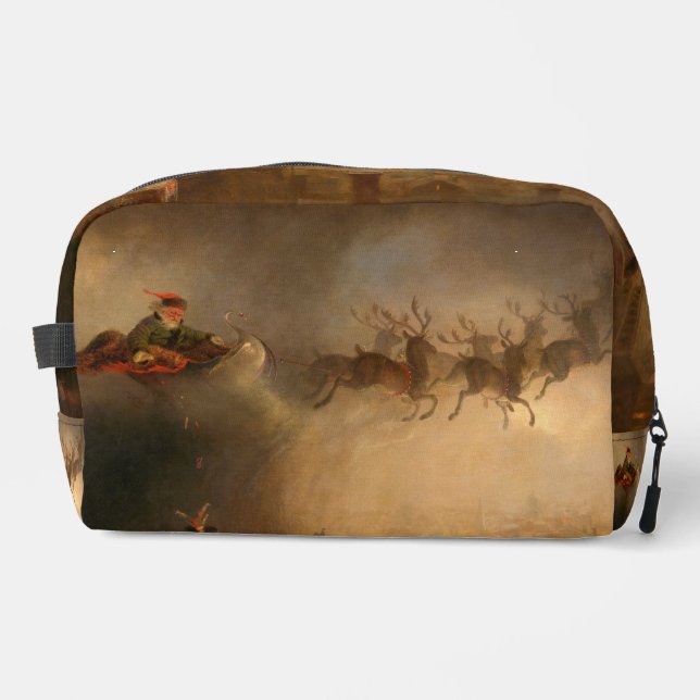 Santa Claus von William Holbrook Beard Waschbeutel (Vorderseite)