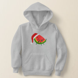Santa claus watermelon rosa Weihnachten Hoodie