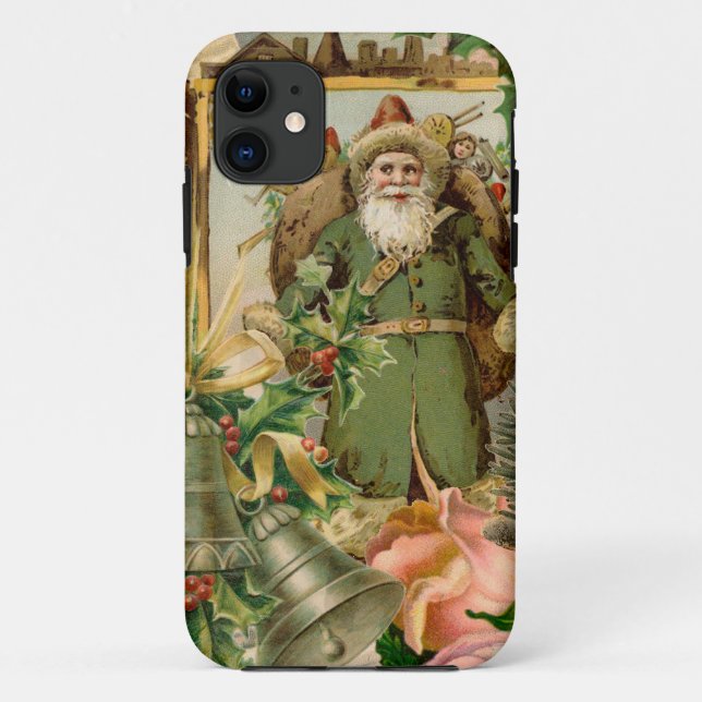 Santa Claus Weihnachten Antike Schöne Kunst Case-Mate iPhone Hülle (Rückseite)