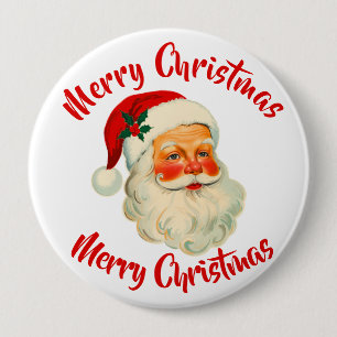 Santa Claus Weihnachten Button