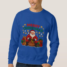 Santa Claus Weihnachts-Männer-Feiertags-Sweatshirt