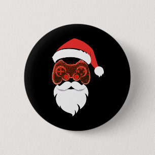 Santa Claus Weihnachts-Pyjama Button