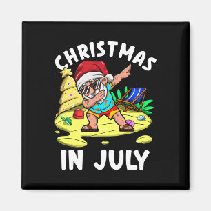 Santa Claus Weihnachtsfeier im Juli Sommer V Magnet