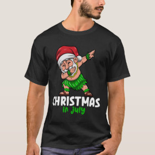 Santa Claus Weihnachtsfeier im Juli Sommer V T-Shirt