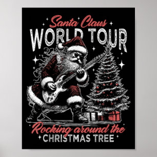 Santa Claus Weihnachtsmusik-Welttournee Poster