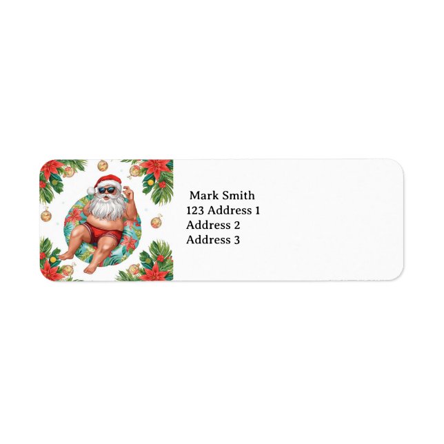 Santa Claus Weihnachtspoolparty  (Vorne)