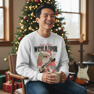 Santa Claus Welttournee Coole Weihnachtsmusik Gita Sweatshirt