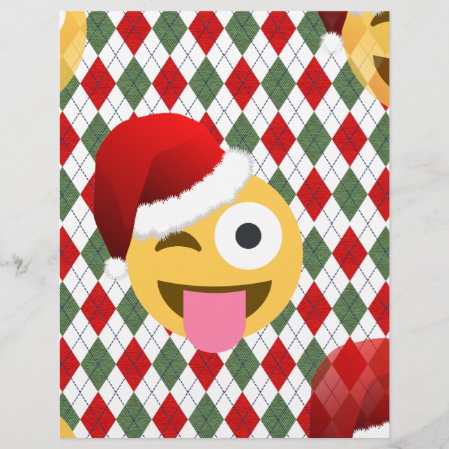 santa claus wink emoji (Vorderseite)