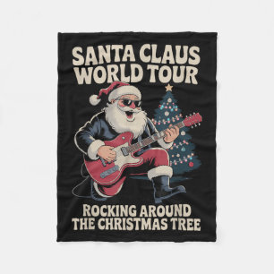 Santa Claus World Tour Rocking Fleecedecke