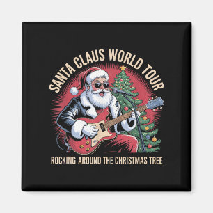 Santa Claus World Tour Rocking Magnet