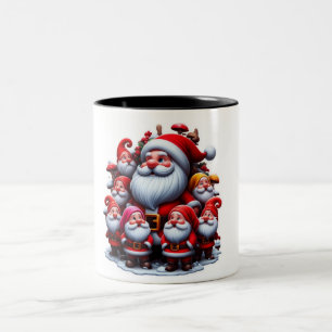 Santa Claus Zweifarbige Tasse