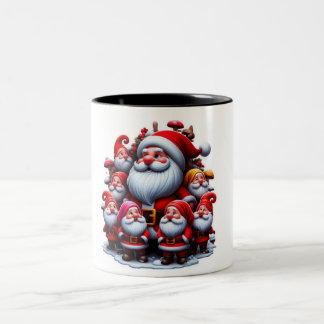 Santa Claus Zweifarbige Tasse