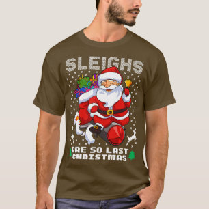 Santa Clause auf Rocket Sleighs sind so letzte Wei T-Shirt