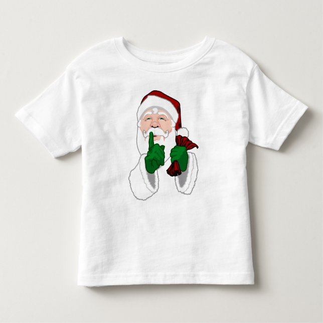 Santa Clause Baby Shirt Spaß Kleinkind Santa T - S (Vorderseite)