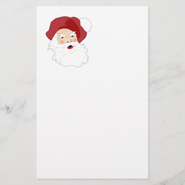 Santa Clause Briefpapier (Vorderseite)