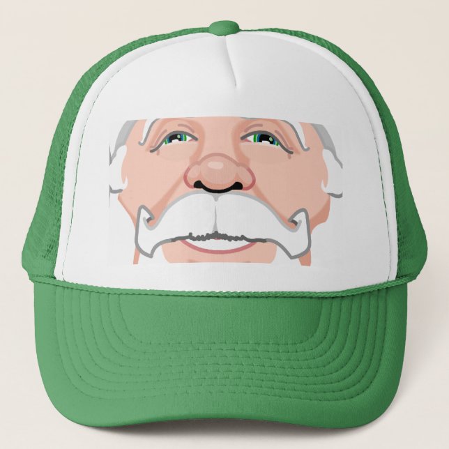 Santa Clause Cap Weihnachtskappenhut Truckerkappe (Vorderseite)