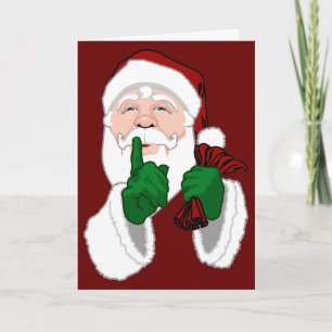 Santa Clause Cards Weihnachtsgrußkarte Feiertagskarte