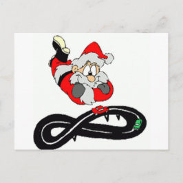 Santa Clause Feiertagspostkarte