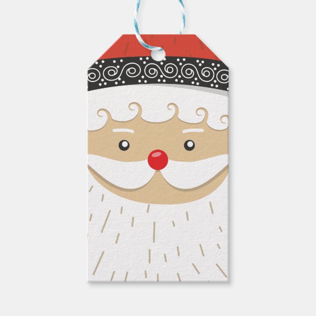 Santa Clause Geschenkanhänger (Vorderseite)