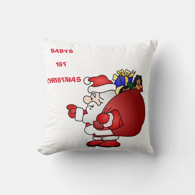 Santa Clause Kissen (Vorderseite)