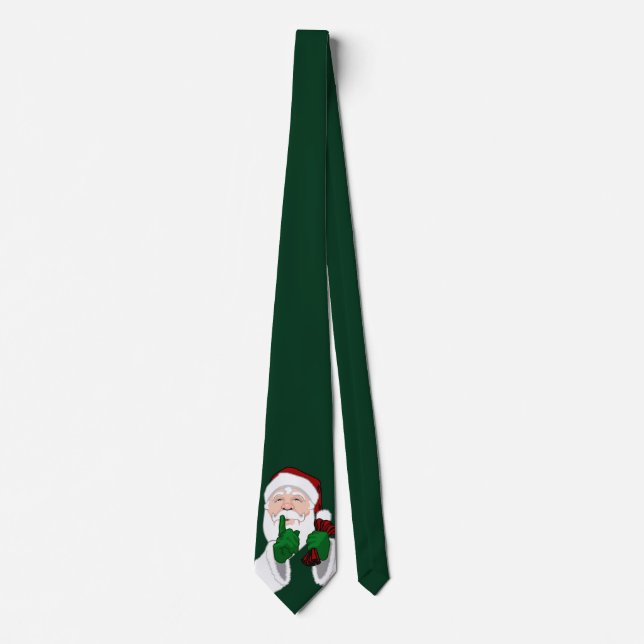 Santa Clause Krawatte Weihnachten Necktie Custom (Vorderseite)