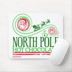 Santa Clause Nordpol Heiße Schokolade Mousepad