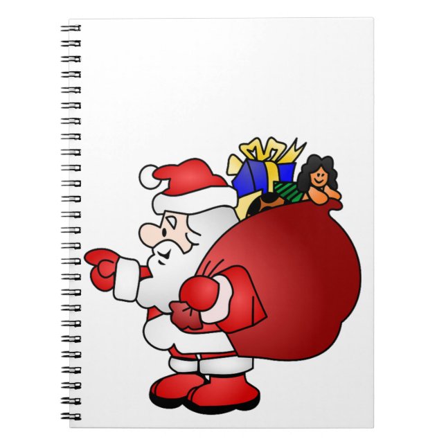 Santa Clause Notizblock (Vorderseite)