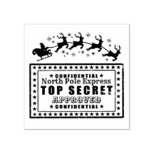 Santa Clause Siegel Genehmigung von Nordpol