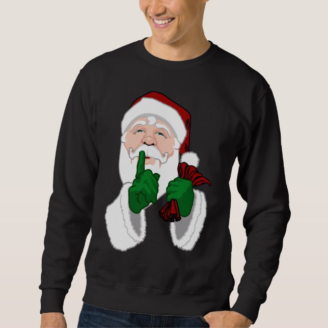 Santa Clause Sweatshirt Classic Santa Sweatshirts (Vorderseite)