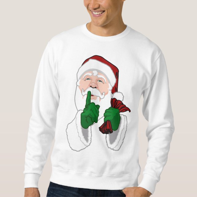 Santa Clause Sweatshirt Festive Santa Sweatshirts (Vorderseite)