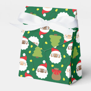 Santa Clauses Muster Geschenkschachtel