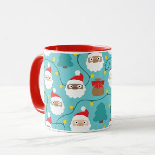 Santa Clauses Muster Tasse