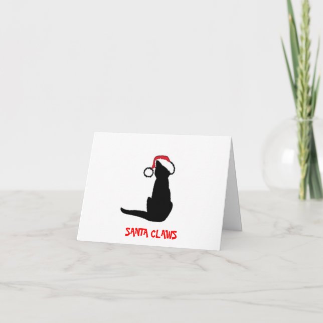 SANTA CLAWS2 FEIERTAGSKARTE (Vorderseite)