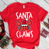 Santa Claws New England Crab Funny Christmas