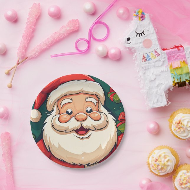 Santa Clouse Pappteller (Party)
