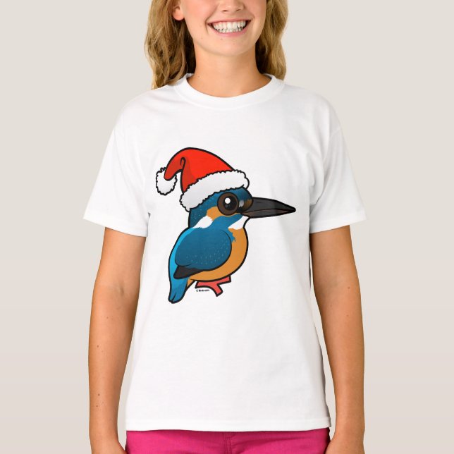 Santa Common Kingfisher T-Shirt (Vorderseite)