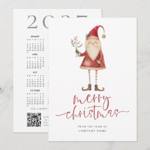 Santa Company Logo 2027 Kalender Frohe Weihnachten