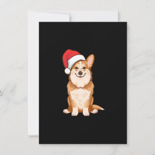 Santa Corgi, Geschenke für Hundefreunde, Weihnacht Einladung