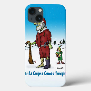 Santa Corpse Funny Zombie Cartoon iPad Fall Case-Mate iPhone Hülle
