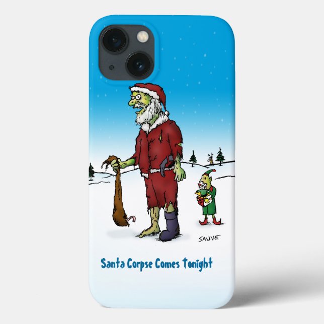 Santa Corpse Funny Zombie iPod Touch 5G Fall Case-Mate iPhone Hülle (Rückseite)