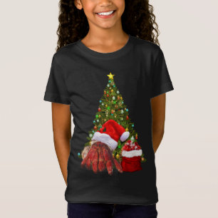 Santa Crab Funny Christmas Hermit Crab Lover T-Shirt