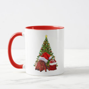 Santa Crab Funny Christmas Hermit Crab Lover Tasse