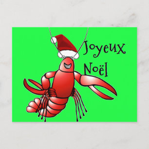 Santa Crawdad (Santa Craws) Postkarte