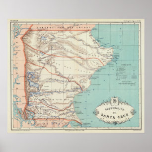 Santa Cruz, Argentinien Poster