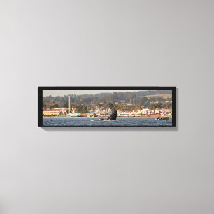 Santa Cruz Beach Boardwalk Humpback Wrapped Canvas Leinwanddruck