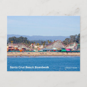 Santa Cruz Beach Boardwalk - Produkte von Kaliforn Postkarte