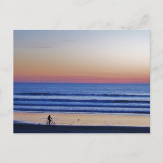 Santa Cruz Beach Crusier Sunset. Postkarte