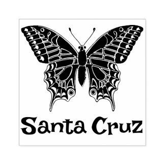 Santa Cruz Butterfly Rubber Briefmarke Gummistempel