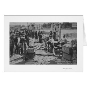 Santa Cruz, CA - Die Wharf-Szene des Fisherman