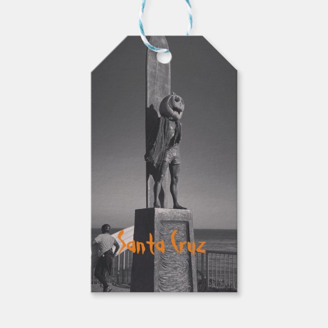 Santa Cruz, CA Halloween-Aufkleber Geschenkanhänger (Vorderseite)